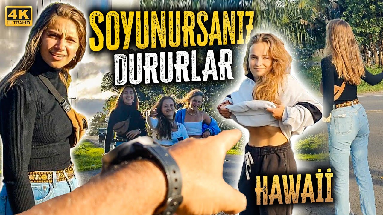 Alman kızlar Hawaii'de otostop çekiyor, kimse durmuyor 🇺🇸