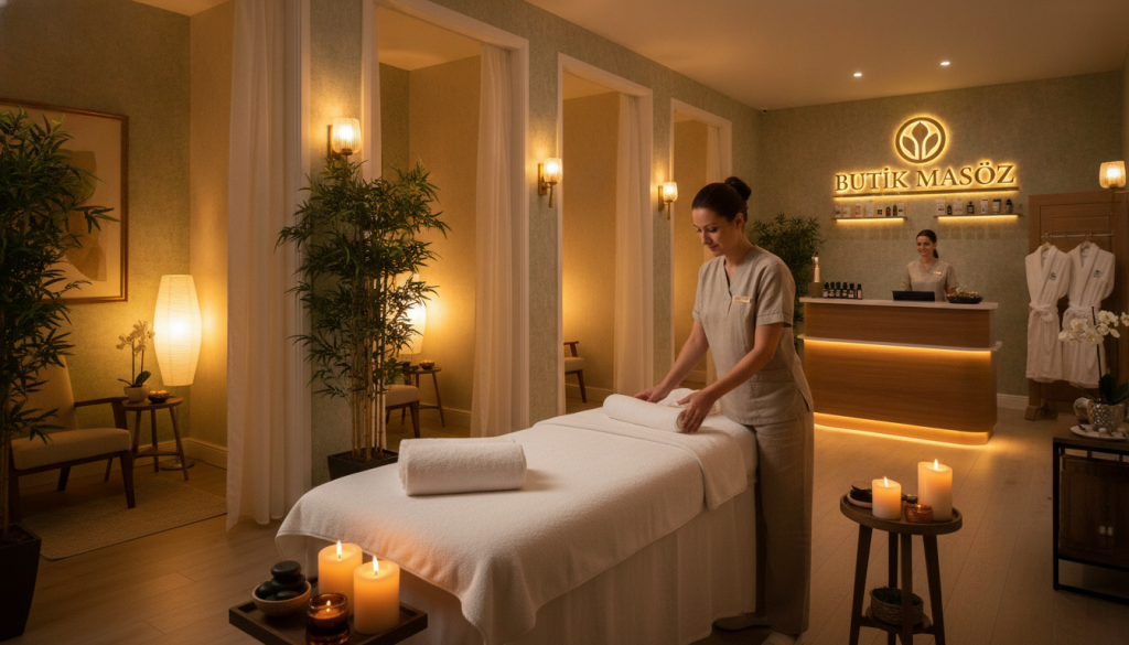 spa merkezinde çalışmak ve masaj salonu geliri